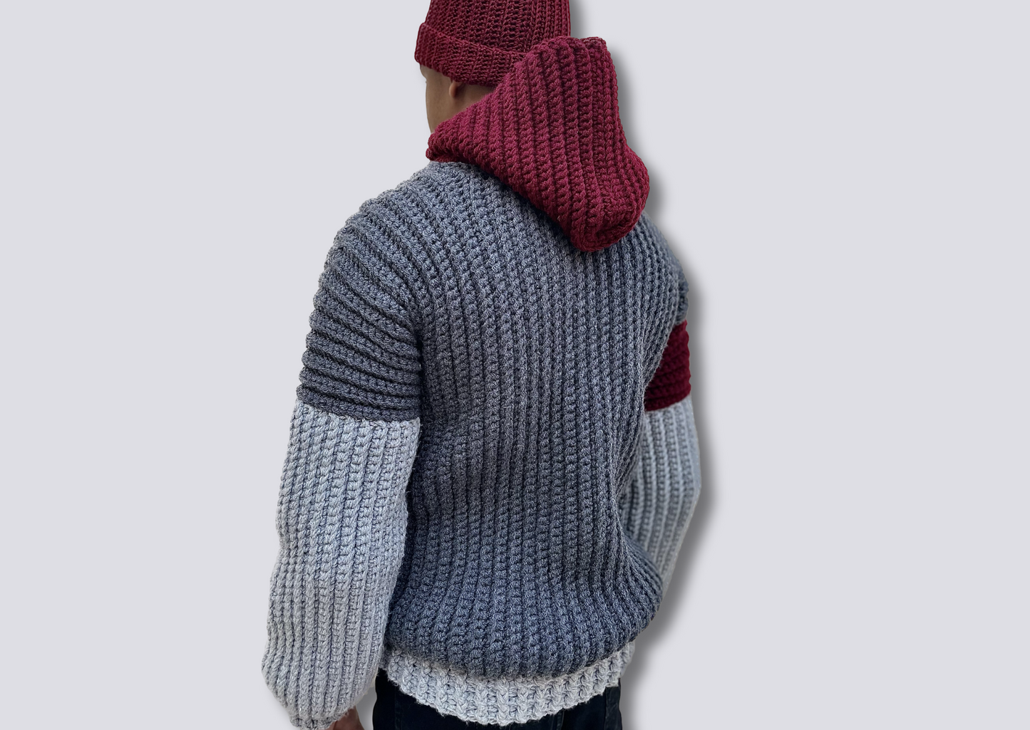 Grey Apple Sweater